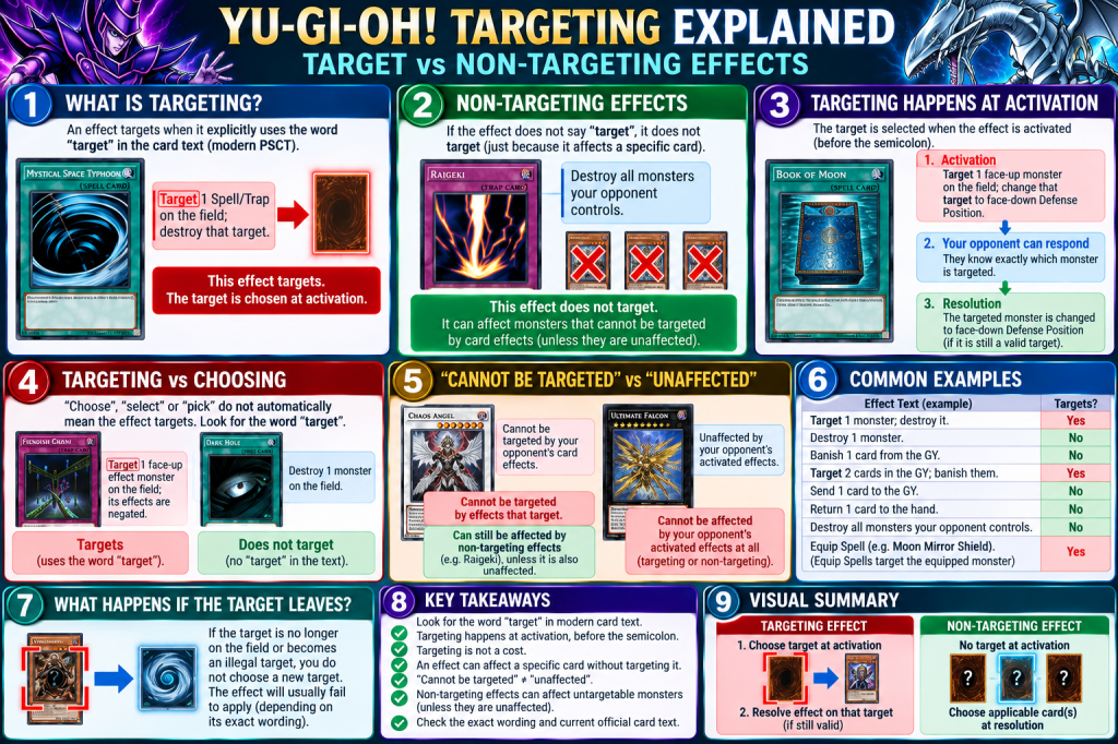Yu-Gi-Oh! Targeting Explained: Target vs Non-Targeting&nbsp;Effects